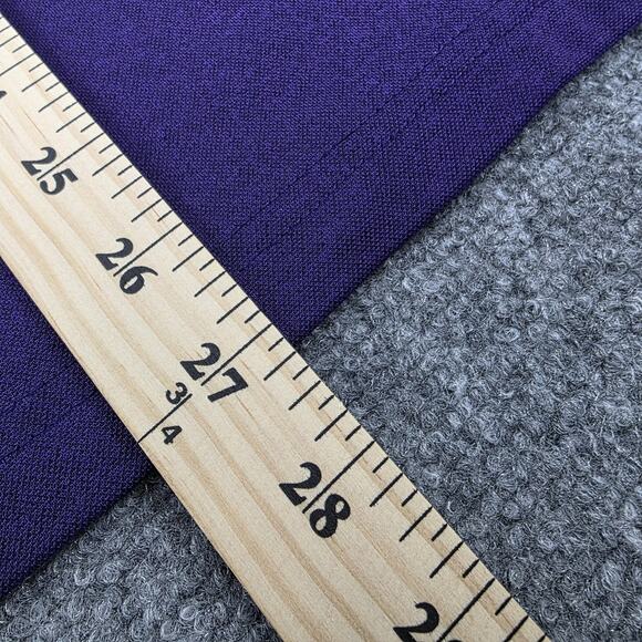 Clemson Tigers Shirt Mens Medium Purple NCAA Football Polo Champion Wicking - Picture 7 of 16